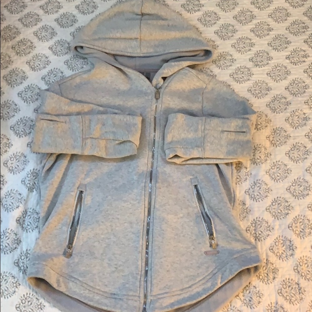 Grey athlete jacket